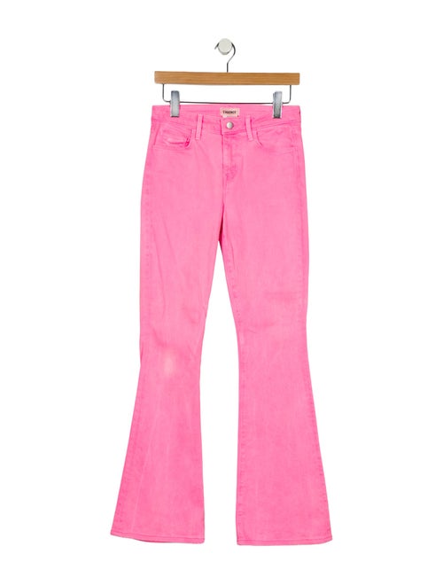L'Agence Mid-Rise Wide Leg Jeans