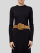 L'Agence Wide Ponyhair Belt