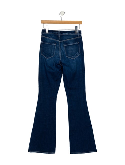 L'Agence Mid-Rise Wide Leg Jeans