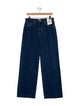 L'Agence Mid-Rise Wide Leg Jeans