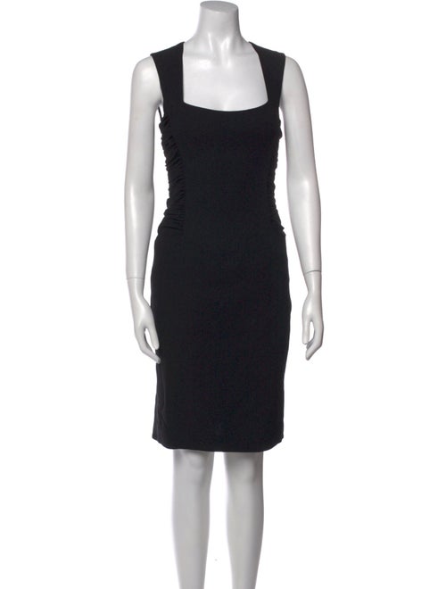 L'Agence Square Neckline Mini Dress