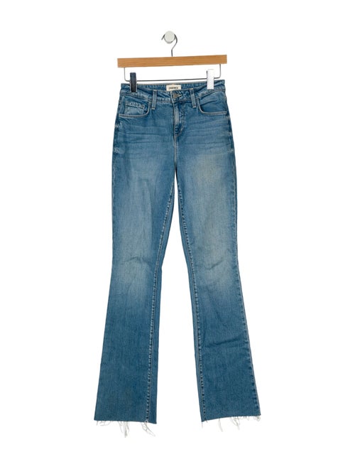 L'Agence Mid-Rise Straight Leg Jeans