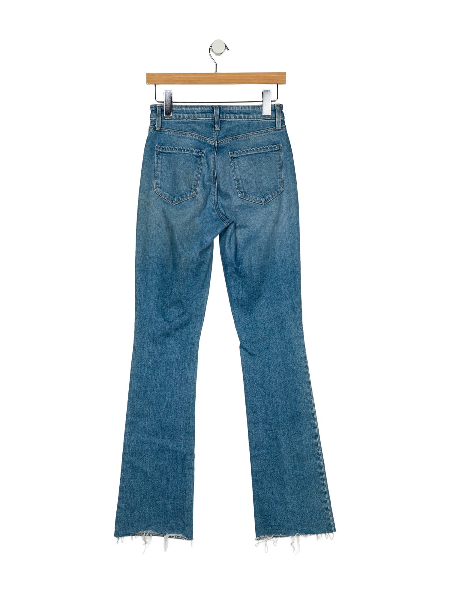 L'Agence Mid-Rise Straight Leg Jeans