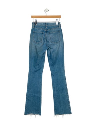 L'Agence Mid-Rise Straight Leg Jeans