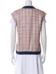 L'Agence Tweed Pattern Vest