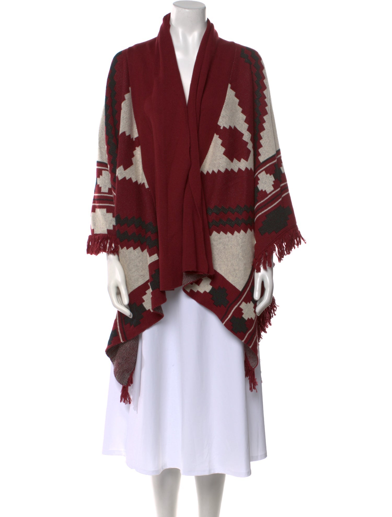 L'Agence Striped V-Neck Sweater w/ Tags