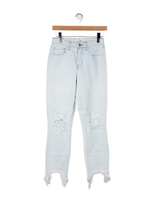 L'Agence Mid-Rise Straight Leg Jeans