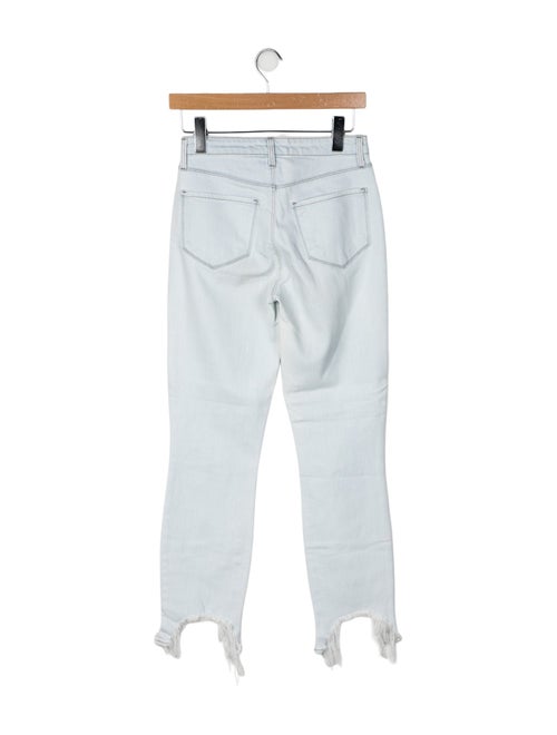 L'Agence Mid-Rise Straight Leg Jeans