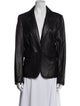 L'Agence Leather Blazer