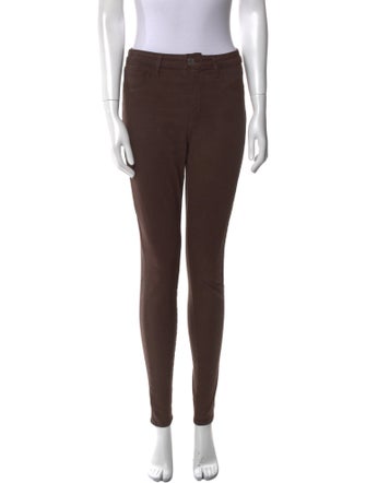 L'Agence Mid-Rise Straight Leg Jeans