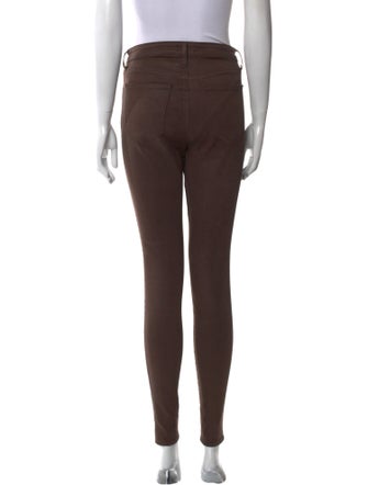 L'Agence Mid-Rise Straight Leg Jeans