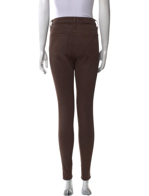 L'Agence Mid-Rise Straight Leg Jeans