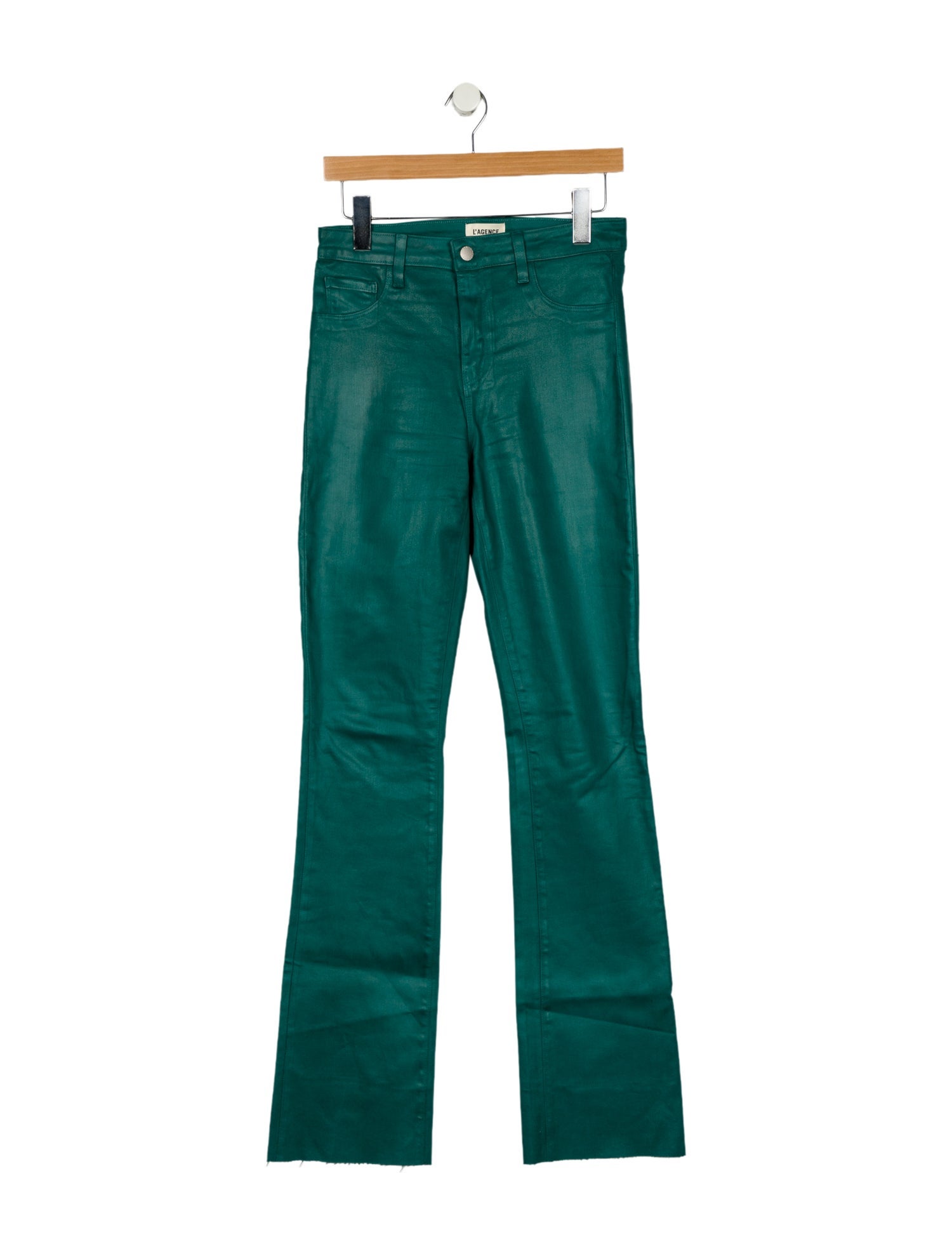 L'Agence Mid-Rise Straight Leg Jeans