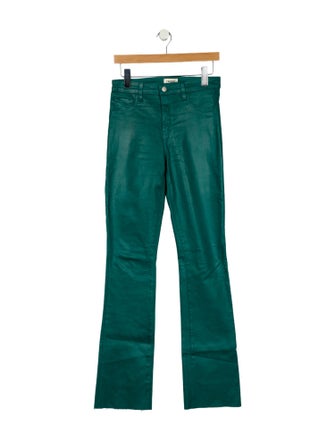 L'Agence Mid-Rise Straight Leg Jeans