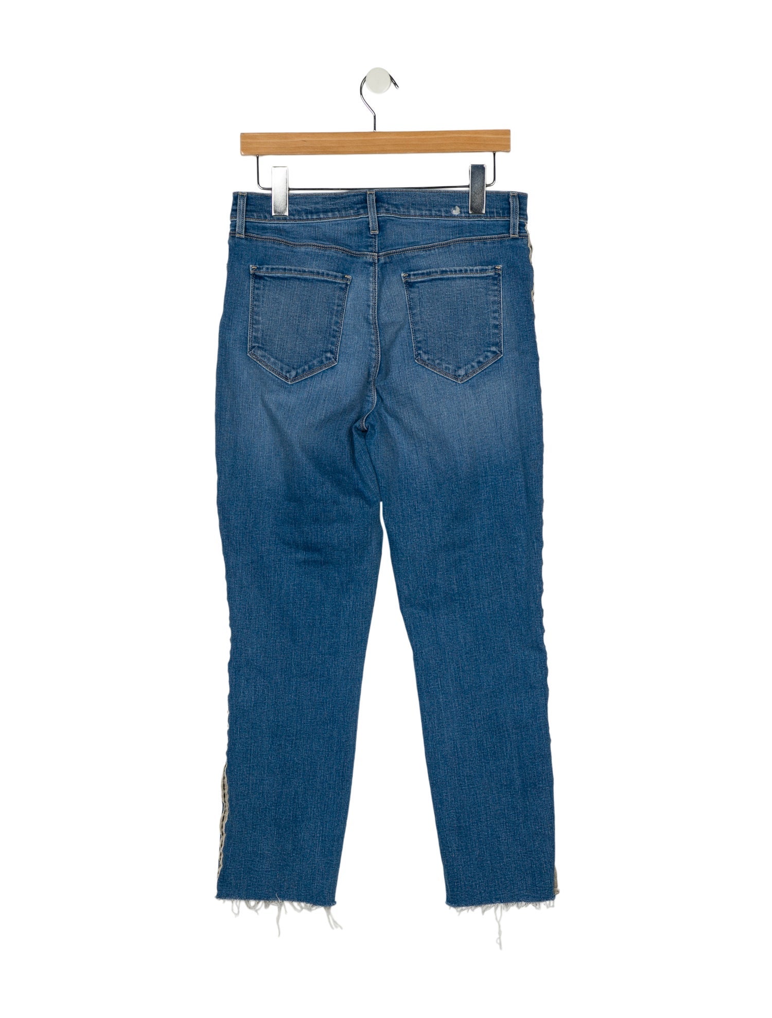 L'Agence Mid-Rise Straight Leg Jeans