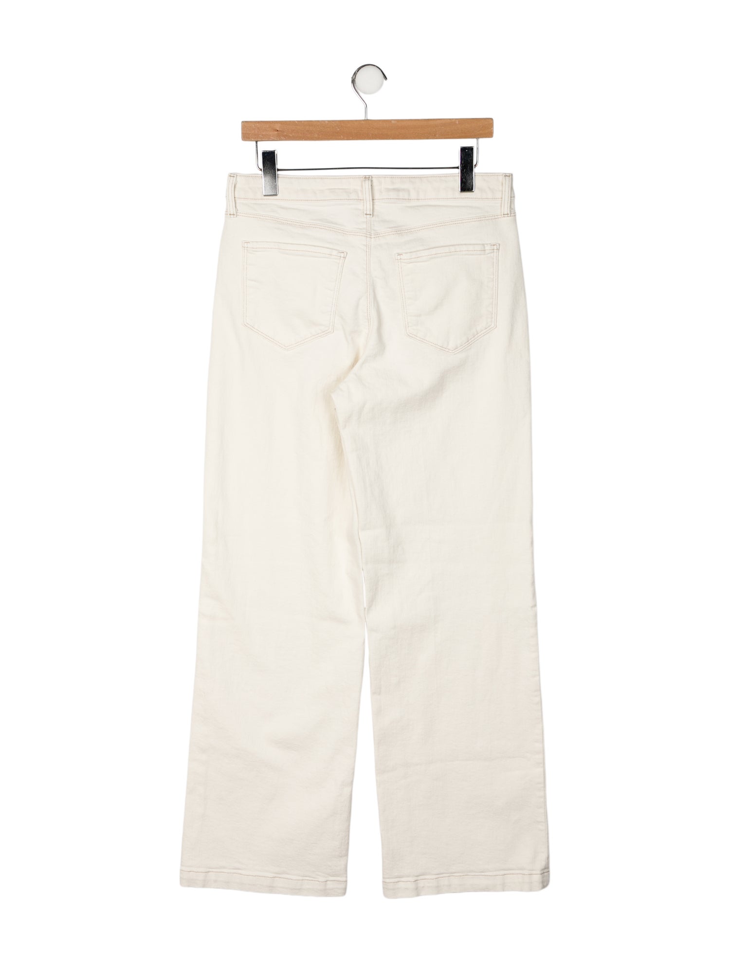 L'Agence Mid-Rise Wide Leg Jeans