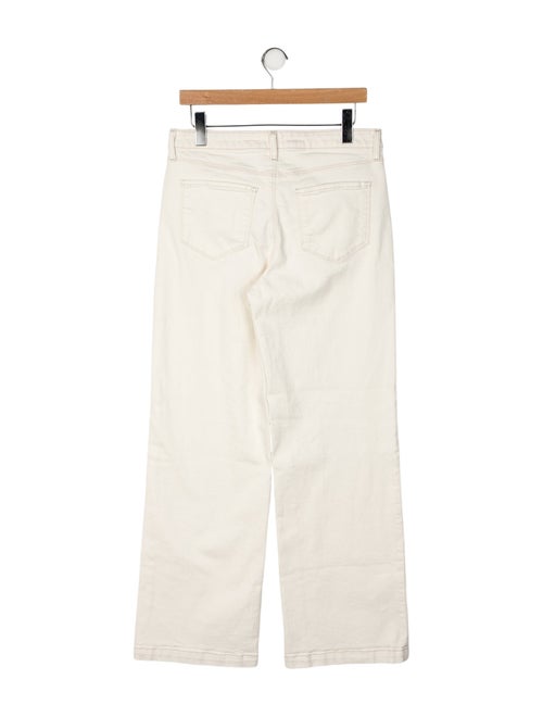 L'Agence Mid-Rise Wide Leg Jeans