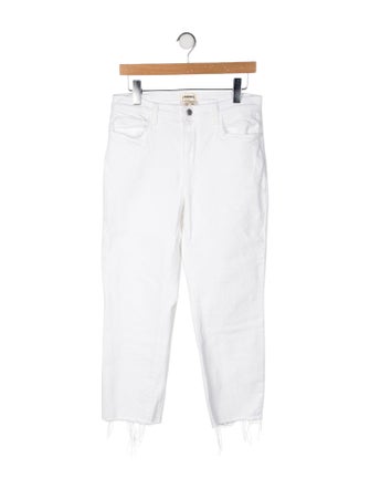 L'Agence Mid-Rise Straight Leg Jeans