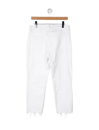 L'Agence Mid-Rise Straight Leg Jeans