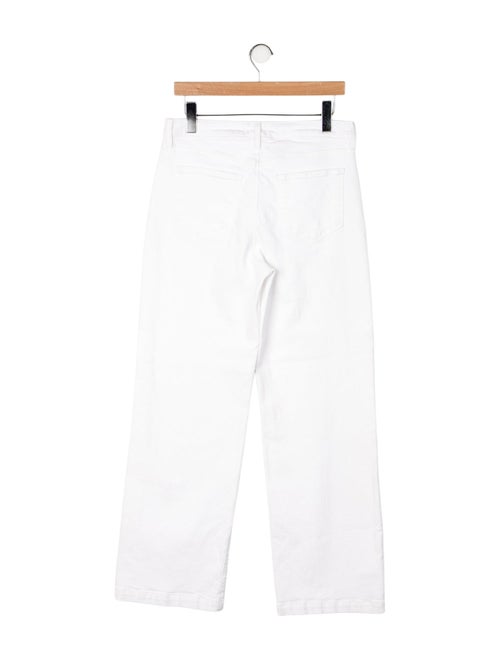 L'Agence Mid-Rise Wide Leg Jeans