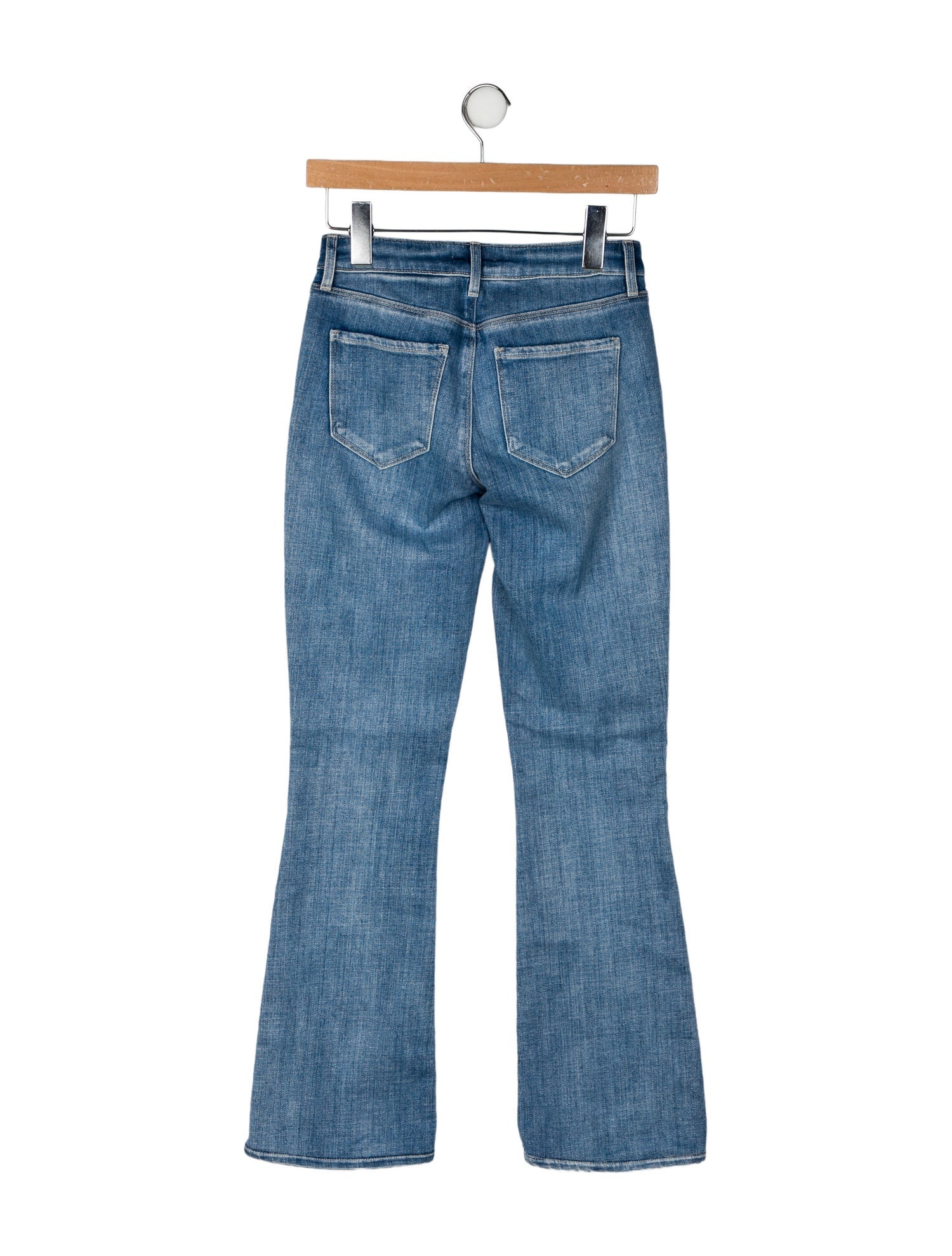 L'Agence Mid-Rise Straight Leg Jeans