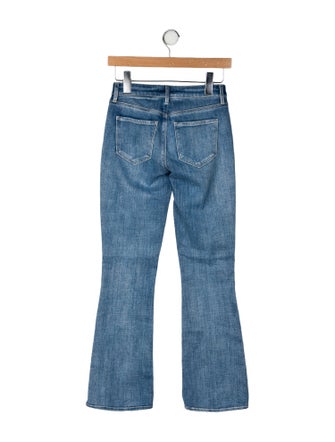L'Agence Mid-Rise Straight Leg Jeans