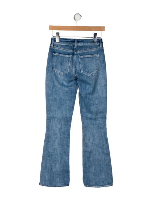 L'Agence Mid-Rise Straight Leg Jeans