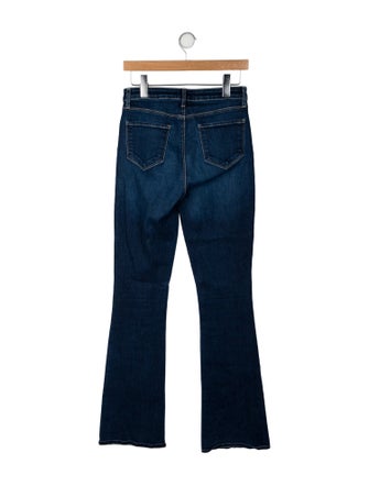 L'Agence Mid-Rise Straight Leg Jeans