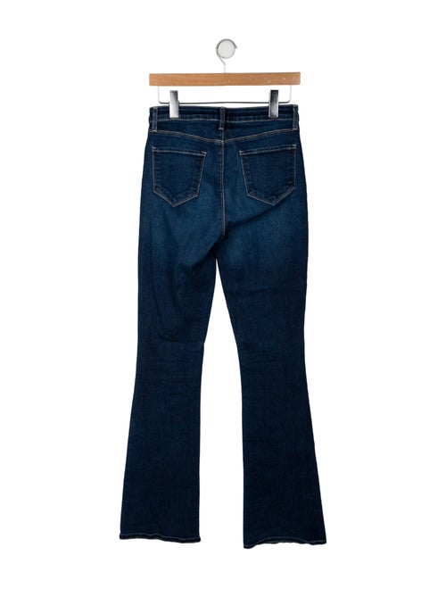 L'Agence Mid-Rise Straight Leg Jeans