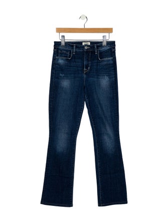 L'Agence High-Rise Straight Leg Jeans