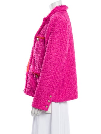 L'Agence Tweed Pattern Blazer