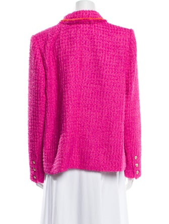 L'Agence Tweed Pattern Blazer