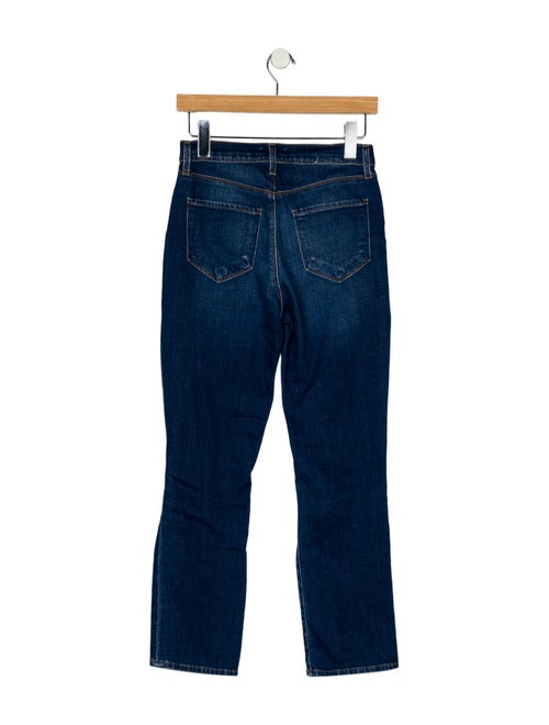 L'Agence Mid-Rise Straight Leg Jeans