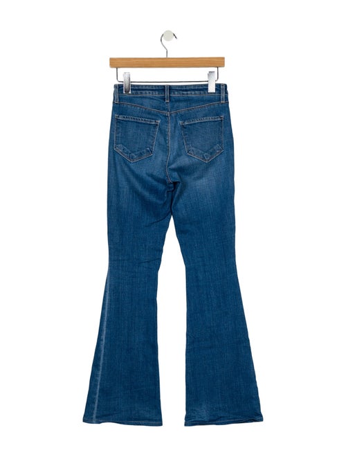 L'Agence Mid-Rise Wide Leg Jeans