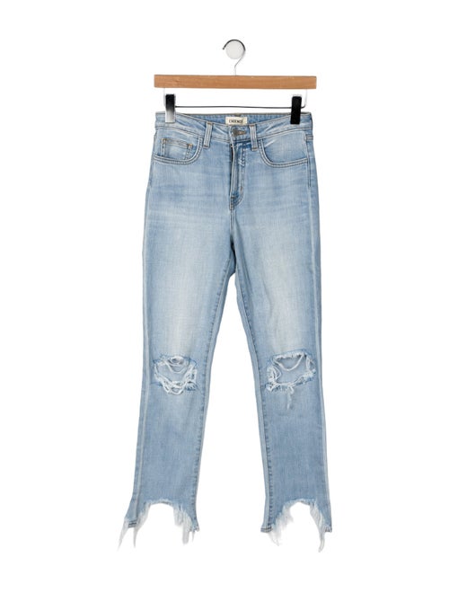 L'Agence Mid-Rise Straight Leg Jeans