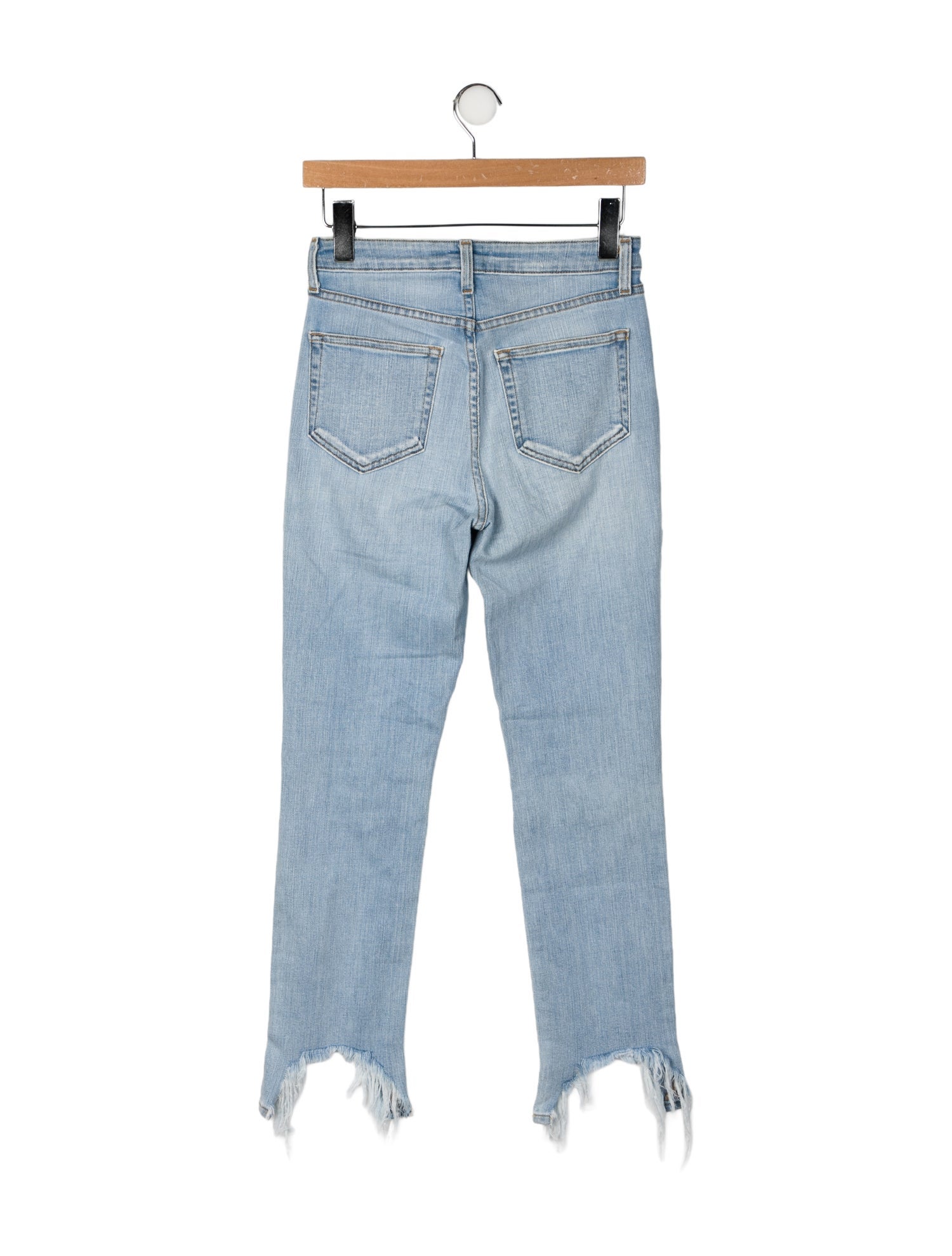 L'Agence Mid-Rise Straight Leg Jeans