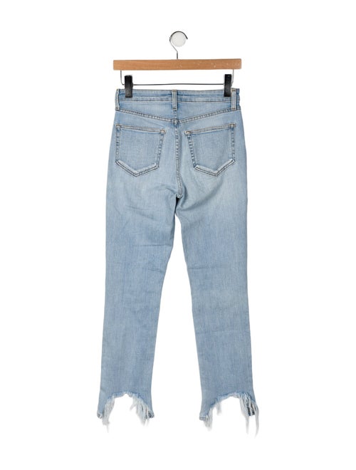 L'Agence Mid-Rise Straight Leg Jeans