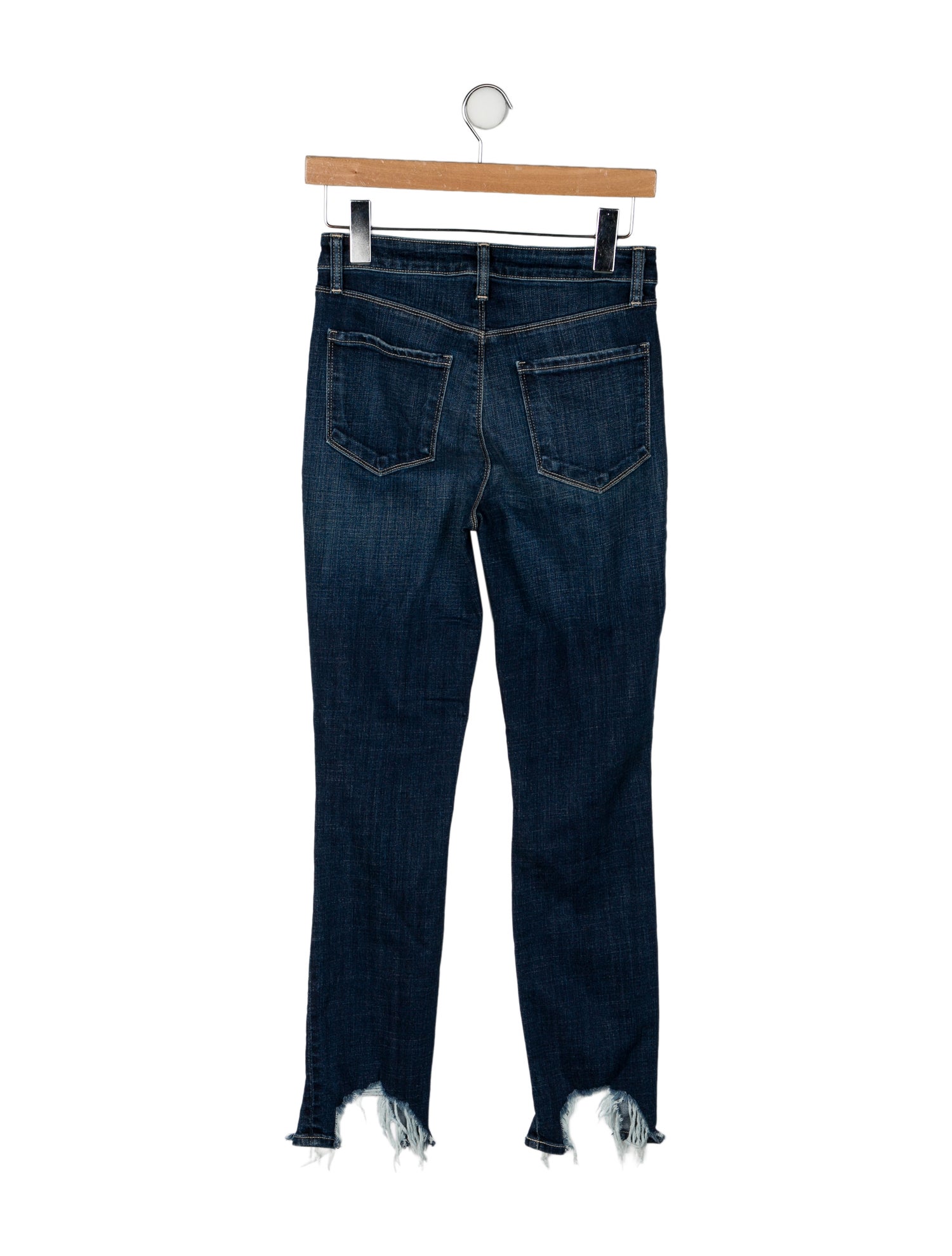 L'Agence Mid-Rise Straight Leg Jeans
