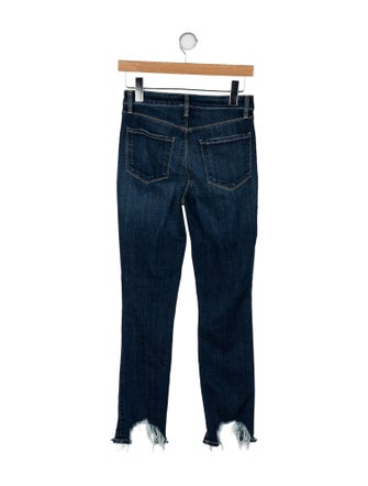 L'Agence Mid-Rise Straight Leg Jeans