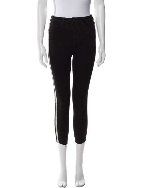 L'Agence Striped Skinny Leg Pants