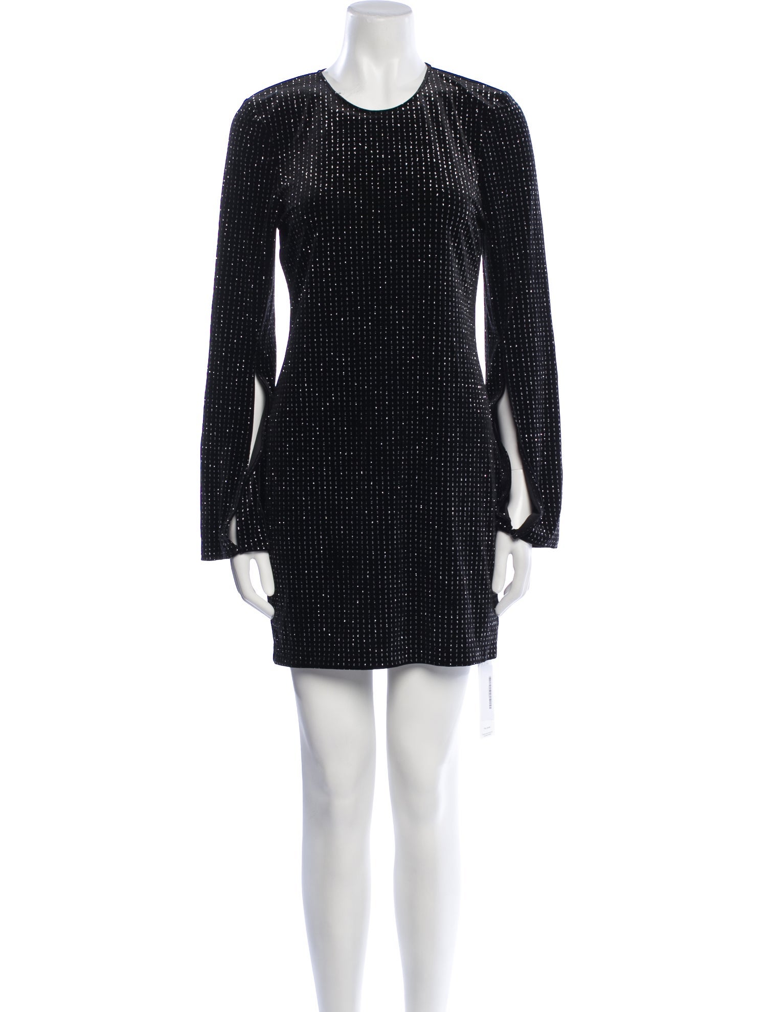 L'Agence Crew Neck Mini Dress