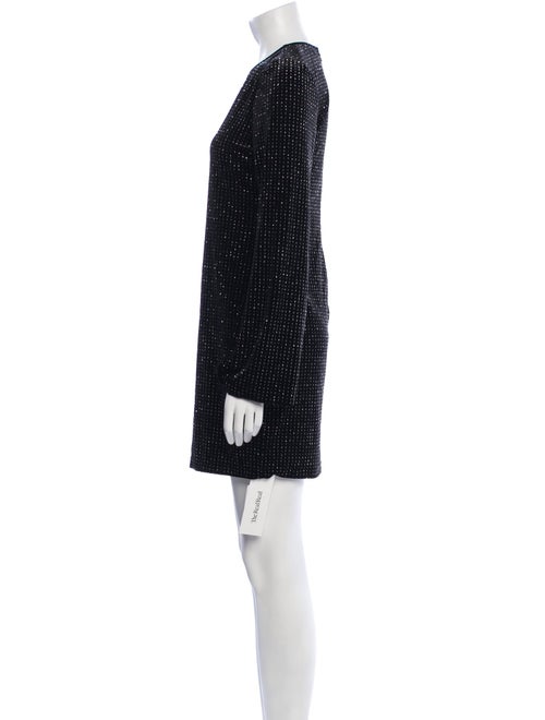 L'Agence Crew Neck Mini Dress