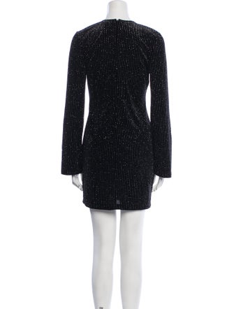 L'Agence Crew Neck Mini Dress