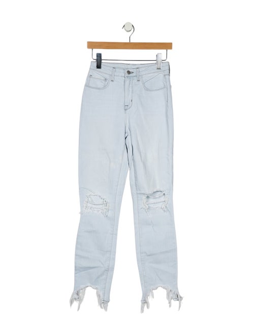 L'Agence Mid-Rise Straight Leg Jeans