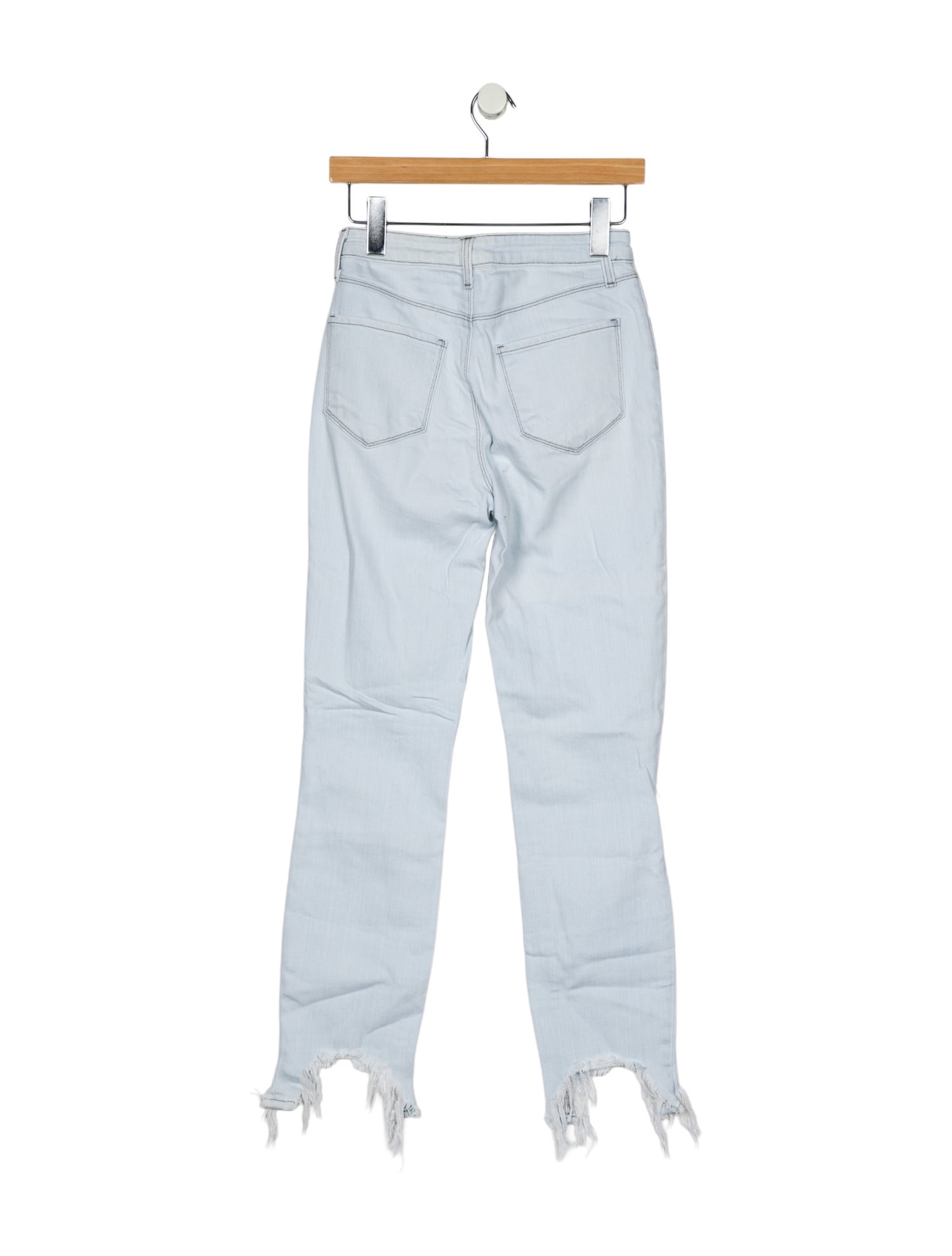 L'Agence Mid-Rise Straight Leg Jeans