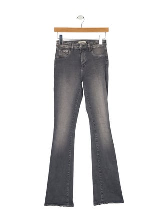 L'Agence Mid-Rise Straight Leg Jeans