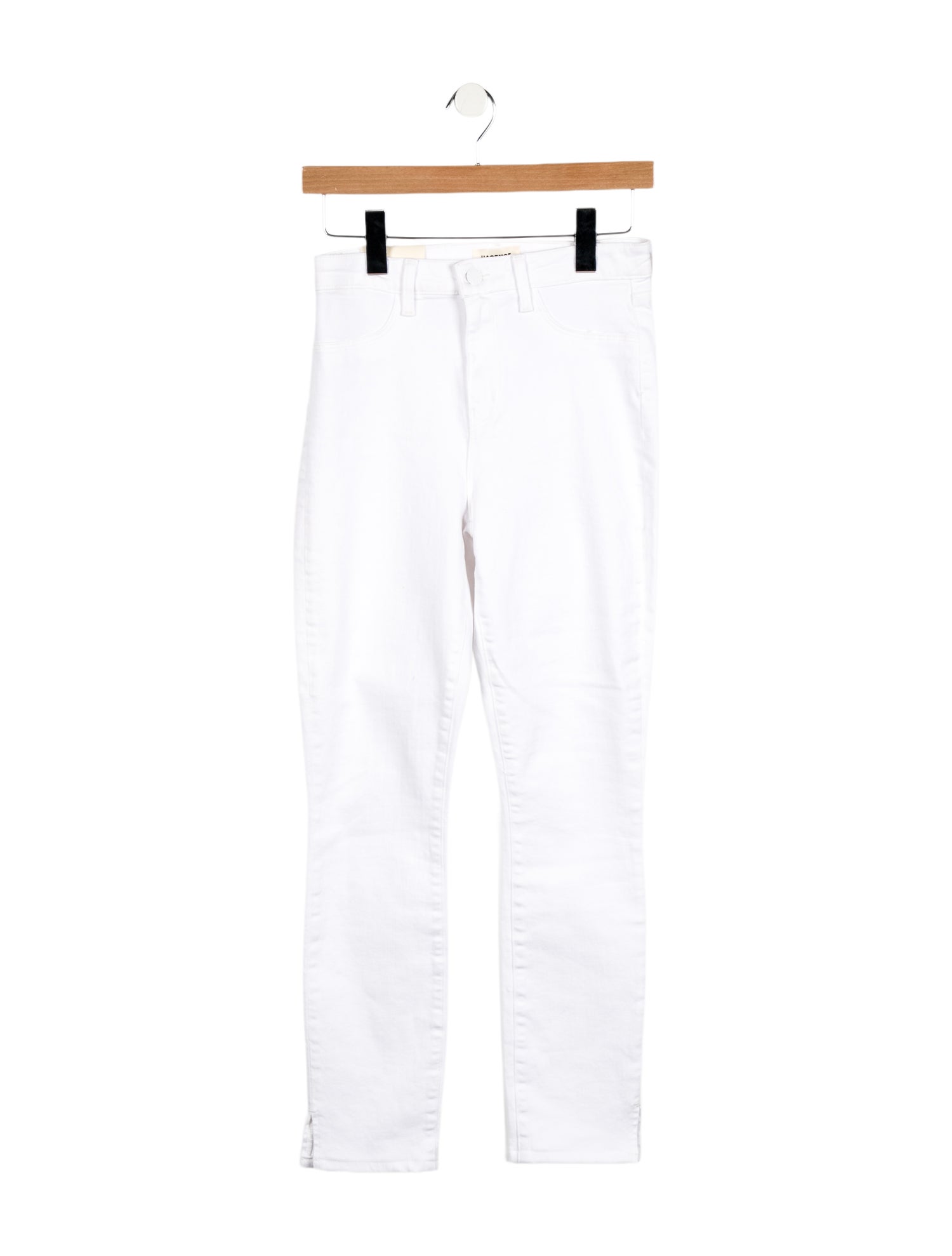 L'Agence Mid-Rise Straight Leg Jeans