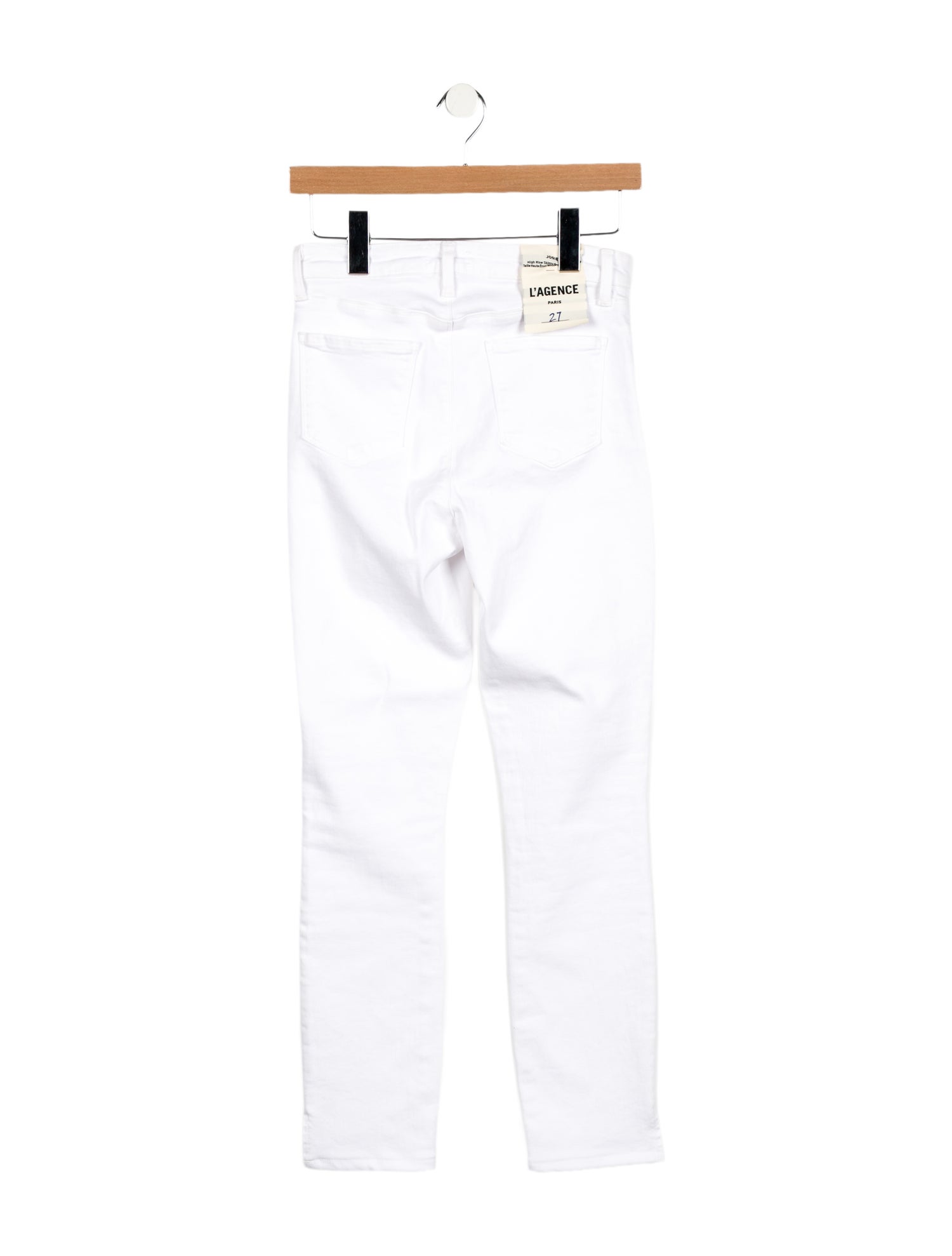 L'Agence Mid-Rise Straight Leg Jeans