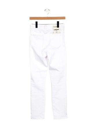L'Agence Mid-Rise Straight Leg Jeans