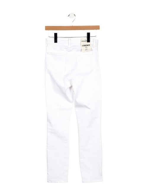 L'Agence Mid-Rise Straight Leg Jeans